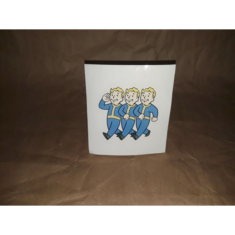 New Fallout 76 Vault Boy Collectible (3 Of 3) Promo Decal Sticker